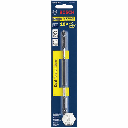 BOSCH ITDEPH2601 1-Piece 6 in. Phillips #2 Impact Tough Double-Ended Screwdriving Bit