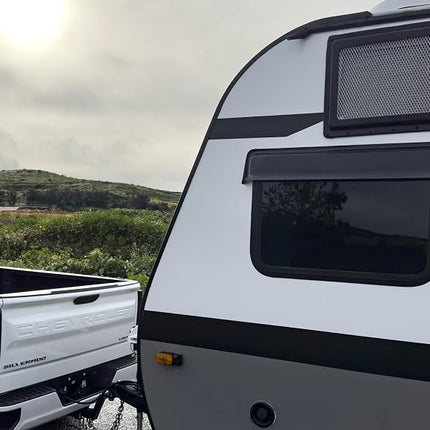 Déflecteur de pluie et pare-soleil RainBlade pour fenêtre de camping-car (convient aux fenêtres de 50 à 63,5 cm de large)