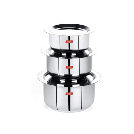 Sumeet Stainless Steel Mini Size Flat Bottom Induc