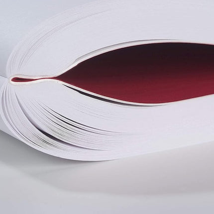 Zequenz Signature Series A6 Small with Red Cover and Ruled Premium Paper