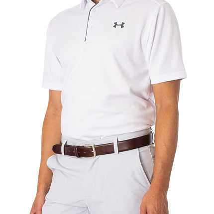 Under Armour Men Tech, Lightweight and Breathable Polo T Shirt for Men, Comfortable Short Sleeve Polo Shirt