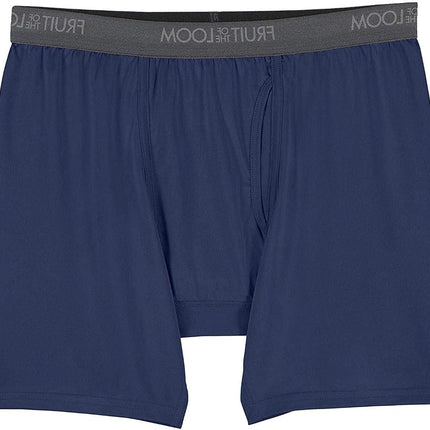 Fruit of the Loom Men's Micro-stretch Boxer Briefs, Regular Leg - Micro Stretch 5 Pack Assorted Colors, XL UK