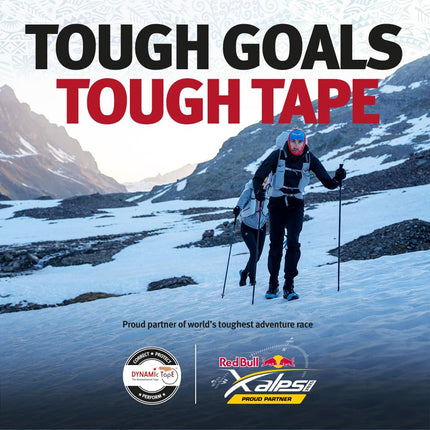 Dynamic Tape Red Bull X-Alps Edition Biomechanical Athletic Tape | 4 Way Stretch & Stronger Recoil than Kinesiology Tape | Designed for Sports, Muscle & Joint Load Management | Recycled | 2" (1 Roll)