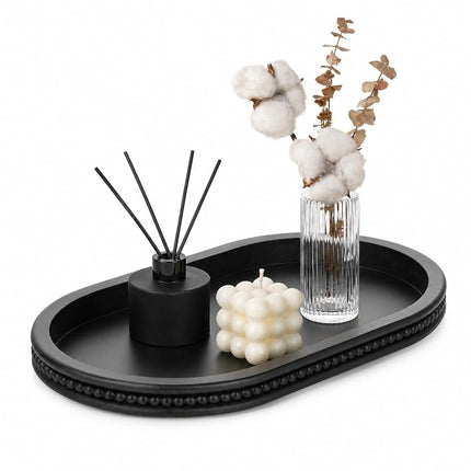 Hanobe Decorative Trays for Coffee Table : Black O