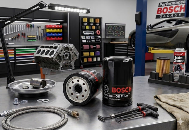 BOSCH 3300 Premium Oil Filter With FILTECH Filtration Technology - Compatible With Select Chevrolet, Ford, Honda, Infiniti, Kia, Mazda, Mercury, MG, Nissan + More