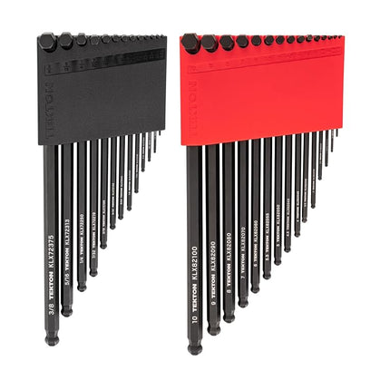 TEKTON Ball End Hex L-Key Set with Holder, 28-Piece (0.050-3/8 in., 1.3-10 mm) | KLX91302