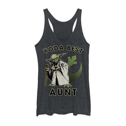 Fifth Sun Women's Star Wars Yoda Best Aunt Racerba