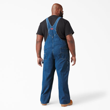Dickies Men's Bib Smooth Straight Dungarees, Blue (Bleu Rnsd Ind/Blu), W30/L32 (Manufacturer Size: W30/L32)