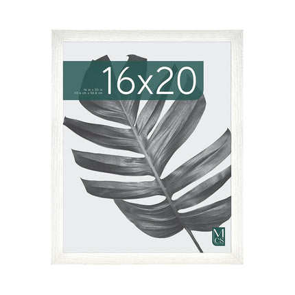 MCS Studio Gallery 16x20 Picture Frame White Woodg