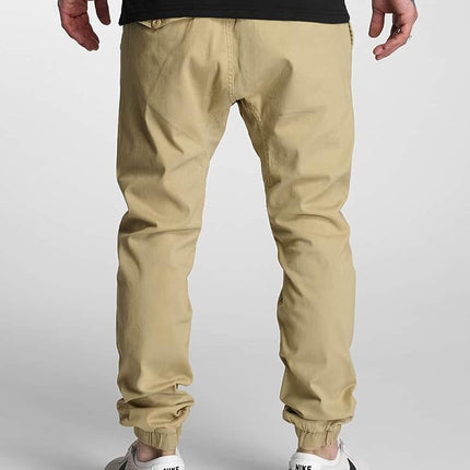 Southpole Men's Basic Stretch Twill Jogger Pants - Reg and Big & Tall Sizes, Deep Khaki, XXL