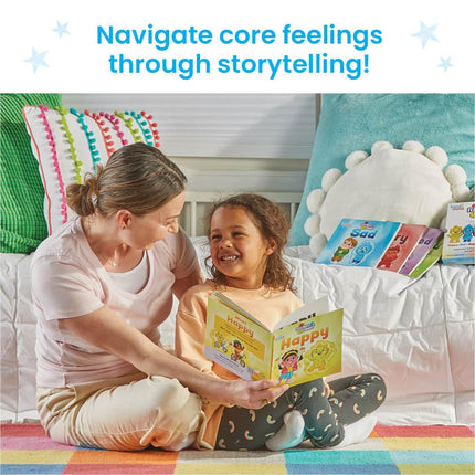 hand2mind Feelings Family Core Emotions Book Set, Social Emotional Books for Kids, Calm Down Corner Supplies, Preschool Learning Activities, Calming Corner Classroom, Toddler Easter Basket Stuffers