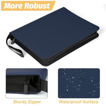 Foalgo Trading Card Binder, Card Collection Binder Album Folder with 720 Side Loading Pockets, 9 Pocket Trading Card Album Folder for TGC,MTG, Baseball Cards, Yugioh