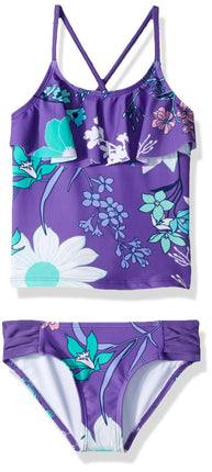 Kanu Surf Girls' Little Charlotte Flounce Tankini 