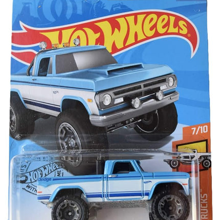 Hot Wheels '70 Dodge Power Wagon 152/250, Blue/Whi