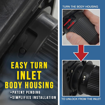 Conntek 50 Amp 125/250 Volt RV Marine Power Inlet