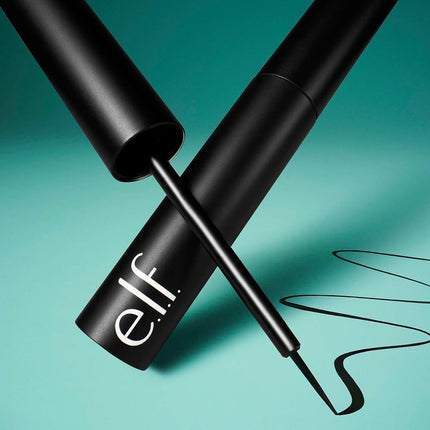 e.l.f. Precision Liquid Eyeliner, Smudge-proof, Buildable, Long-lasting, Enhances, Defines, Tapered brush design for or defined and precise lines 3.5ml