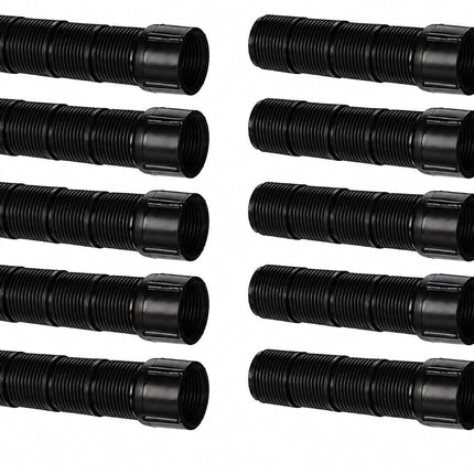 Orbit 5 Pack 3/4 Inch x 4 Inch Poly Cut-Off Sprinkler Head Riser Nipple, Irrigation Watering | 37056