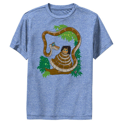 Disney Jungle Book Snake in The Tree-Dsjb00fmsc Boys Short Sleeve Tee Shirt, Royal Blue Heather, Small
