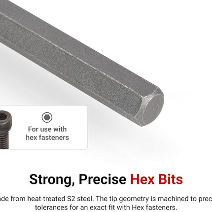 TEKTON 3/8" Drive x 7 mm Long Hex Bit Socket | SHB13407