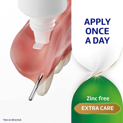 Super Poligrip Extra Care Denture Adhesive Cream, Zinc Free Denture Cream - 2.2 Ounce (Pack of 4)