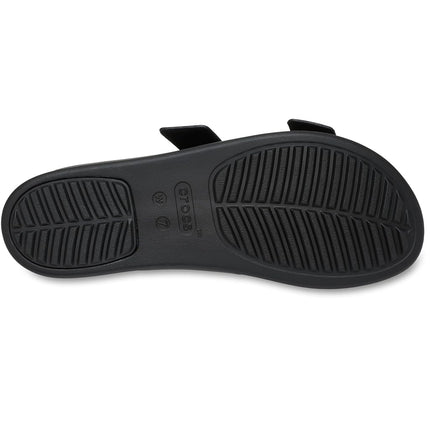 Crocs Women Sandal,Brooklyn Buckle Low,Black,3 UK Women