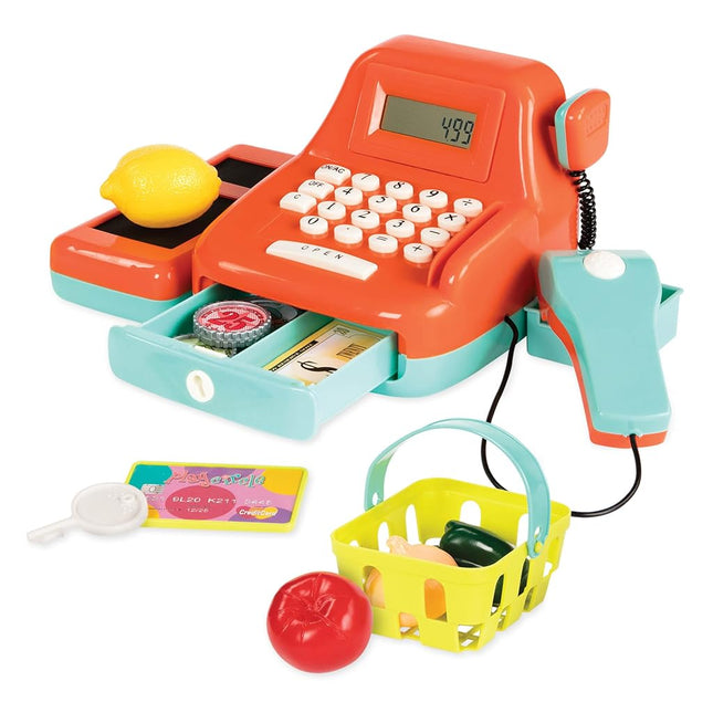 Battat Kids Cash Register with Scanner & Sounds, 2