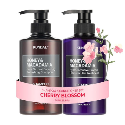 KUNDAL Korean Shampoo and Conditioner Set, Salon-q