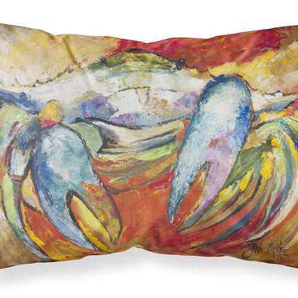 Caroline's Treasures JMK1109PILLOWCASE Blue Crab Fabric Standard Pillowcase, Large, Multicolor