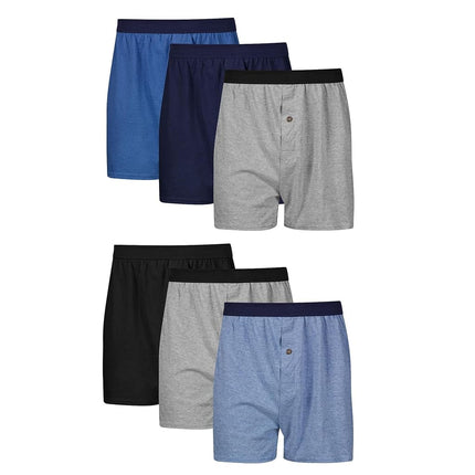 Hanes Men's Hanes Men's Knit Boxers, 6 Pack Boxer 