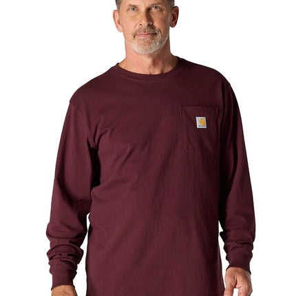 Carhartt Men's workwear work utility shirts, Port,