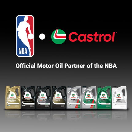Castrol 03111 GTX High Mileage 10W-40 Motor Oil - 5 Quart