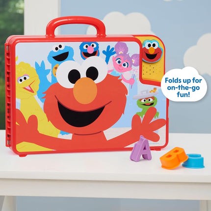 Tableau d'activités ludo-éducatif Elmo et l'apprentissage des lettres, La Rue Sésame, pour l'apprentissage et l'éducation préscolaire, jouets pour enfants sous licence officielle, à partir de 2 ans, cadeaux