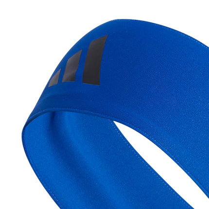 adidas Alphaskin Tie Headband, Collegiate Royal Blue/Black/2, One Size