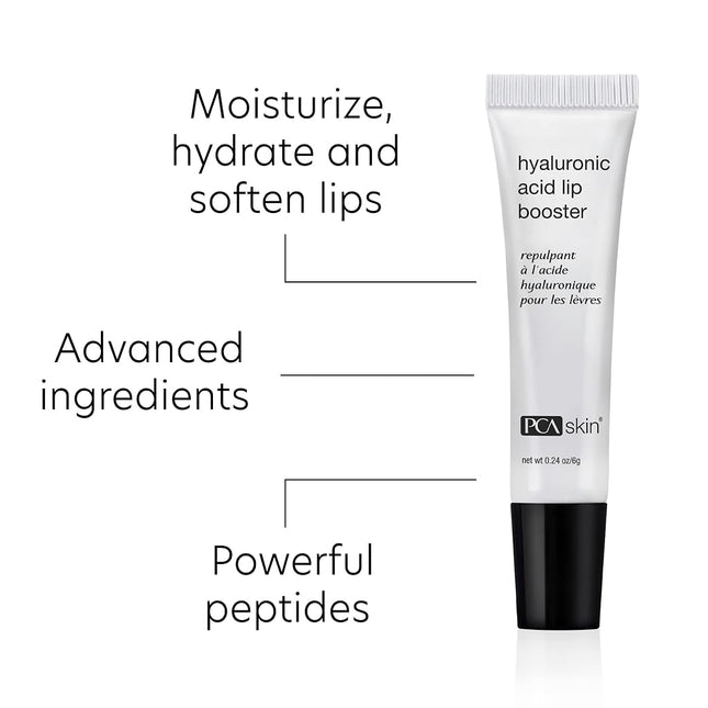 PCA SKIN Hyaluronic Acid Lip Plumper - Natural Hydrating Lip Enhancer to Moisturize Dry Lips & Reduce Fine Lip Lines (0.24 oz)