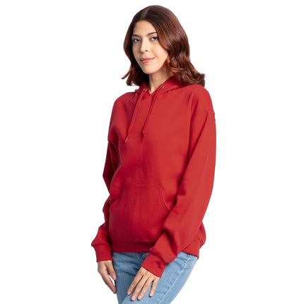 Fruit of the Loom Men's Eversoft Fleece Hoodies, Full Zip, Moisture Wicking & Breathable, Sizes S-4x Hooded Sweatshirt, Red Pullover, Large