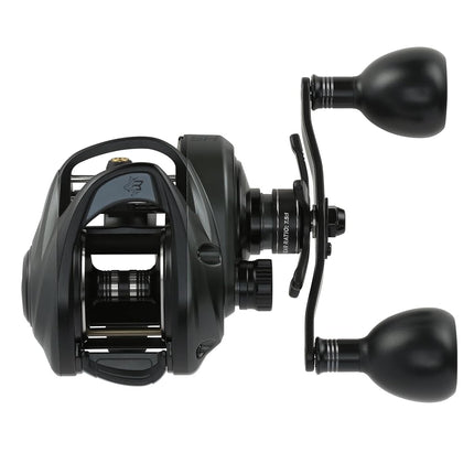 Abu Garcia Beast Low Profile Baitcasting Reel | Freshwater & Saltwater Predator Casting Fishing Reel | 5.8:1 Gear Ratio | Power Stack Carbon Drag | Aluminium Body | 3000 | Left Hand