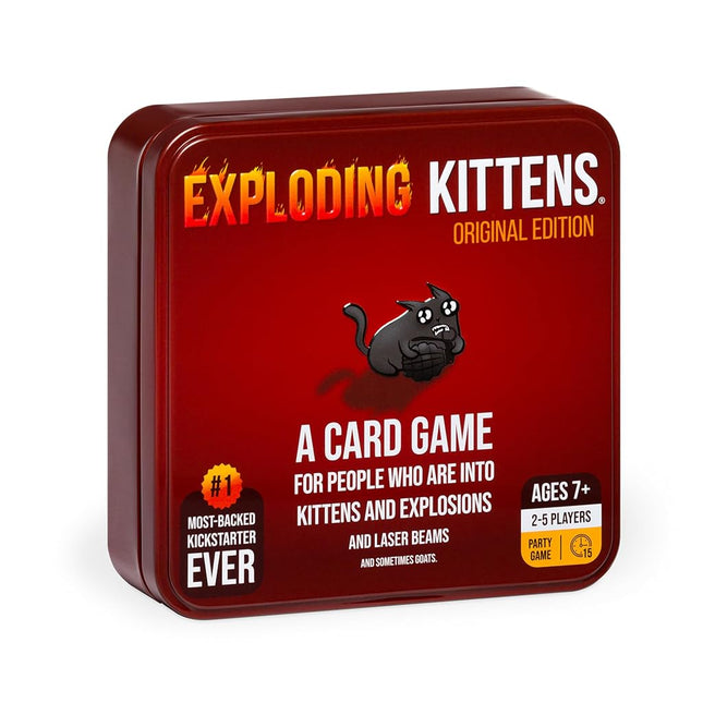 Exploding Kittens Original Collectible Tin, 2-5 Pl