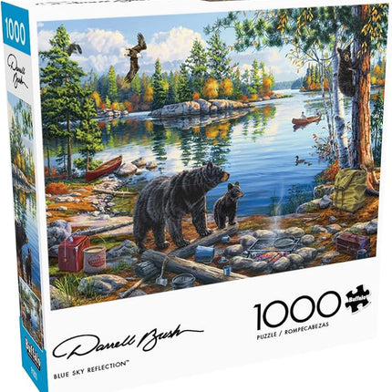 Buffalo Games - Darrell Bush - Blue Sky Relection - 1000 Piece Jigsaw Puzzle for Adults Challenging Puzzle Perfect for Game Nights - Finished Size 26.75 x 19.75