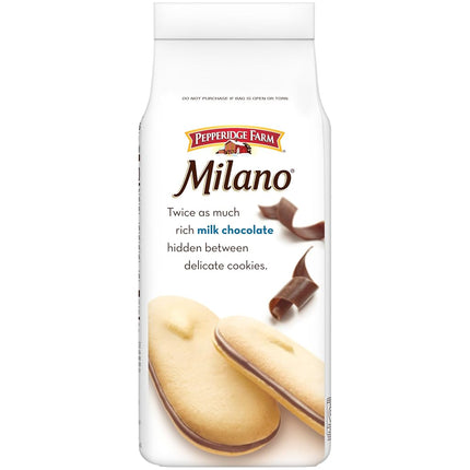 Pepperidge Farm Milano Double Milk Chocolate Cookies - 7.5oz 213g