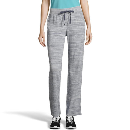 Hanes Women's French Terry Pant, Navy Space Dye, L