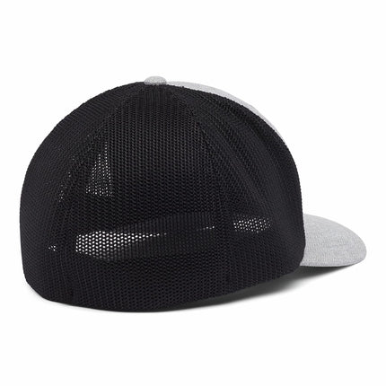 Columbia Tree Flag Mesh Ball Cap Baseball Grey Heather/Black, X-Large