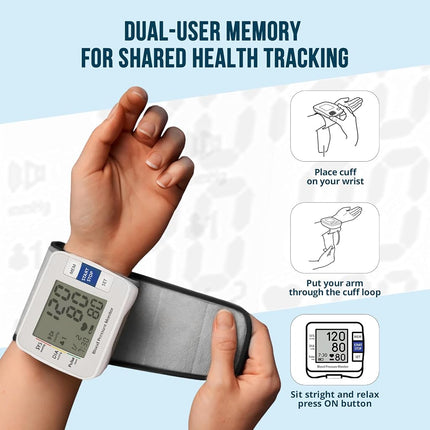 Primacare Digital Wrist Blood Pressure Monitor,
