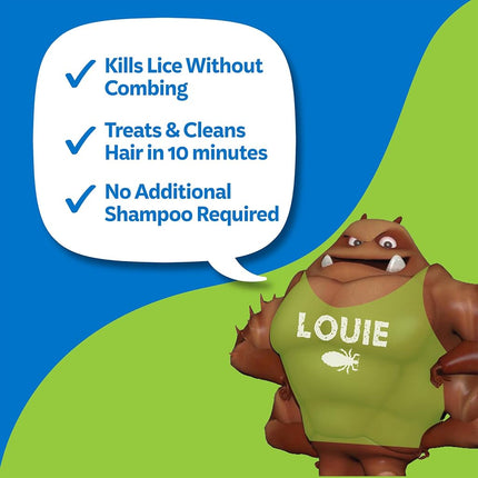 NIX Ultra Shampoo Lice Treatment | Kills Super Lice & Eggs | Includes Lice Removal Comb | 4 Fluid Ounce