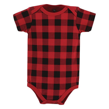 Hudson Baby Baby Bodysuits de algodón, estampados Into the Woods, 18-24 meses