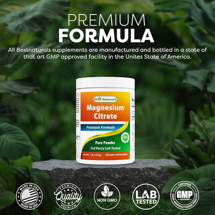 Best Naturals Magnesium Citrate Powder 1 Pound