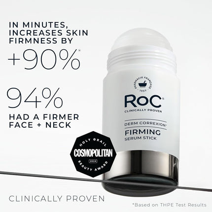 RoC Derm Correxion Advanced Retinol Firming Serum Stick with Antioxidants to Visibly Tighten and Firm Wrinkles and Laugh Lines, 1.0 oz with Retinol Eye Cream Packette