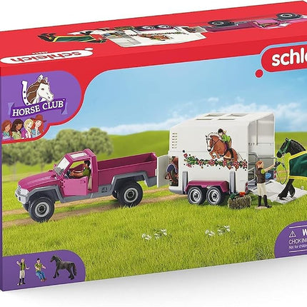 Schleich Horse Club - 38Pc Horse, Truck and Trailer Playset - 5+ | 42346