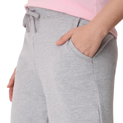 Hanes Bermuda de felpa francesa para mujer - Gris -