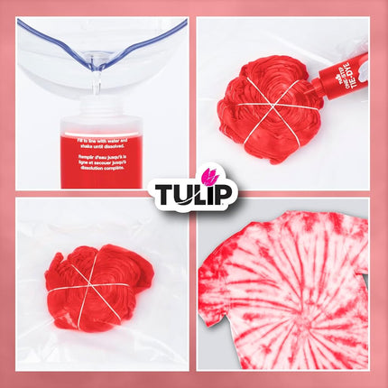 Tulip One Step Red Tie-Dye Kit - Set of 14
