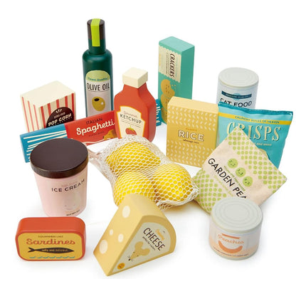 Tender Leaf Toys Supermarket Grocery Set - Wooden 